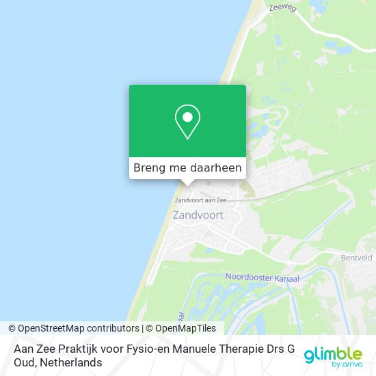 Aan Zee Praktijk voor Fysio-en Manuele Therapie Drs G Oud kaart