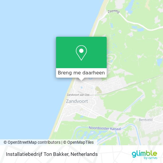 Installatiebedrijf Ton Bakker kaart