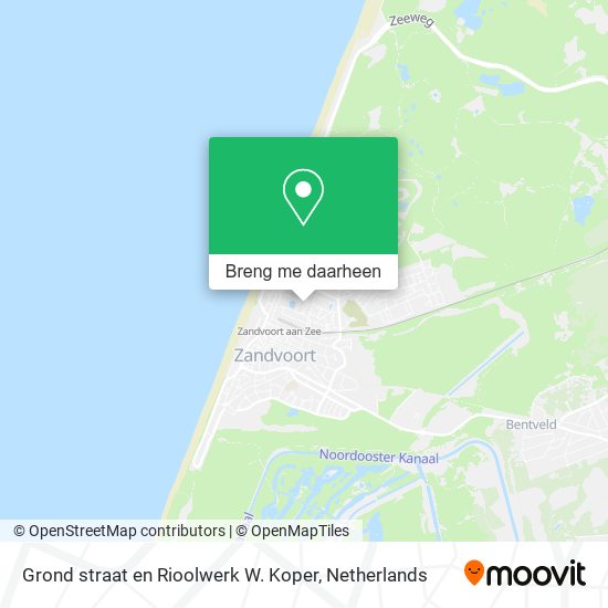 Grond straat en Rioolwerk W. Koper kaart