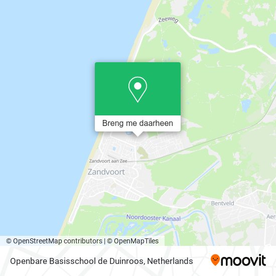 Openbare Basisschool de Duinroos kaart