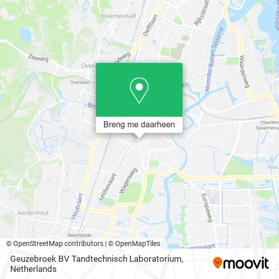 Geuzebroek BV Tandtechnisch Laboratorium kaart