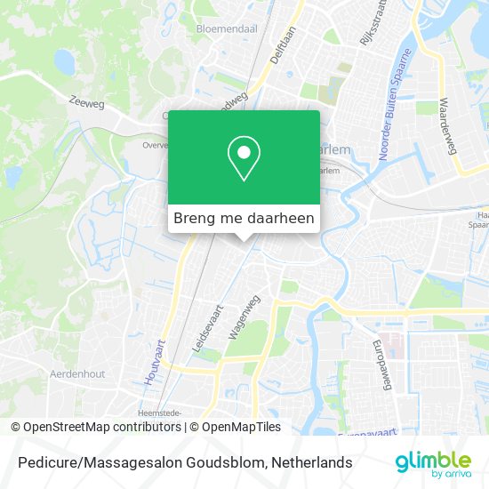 Pedicure / Massagesalon Goudsblom kaart