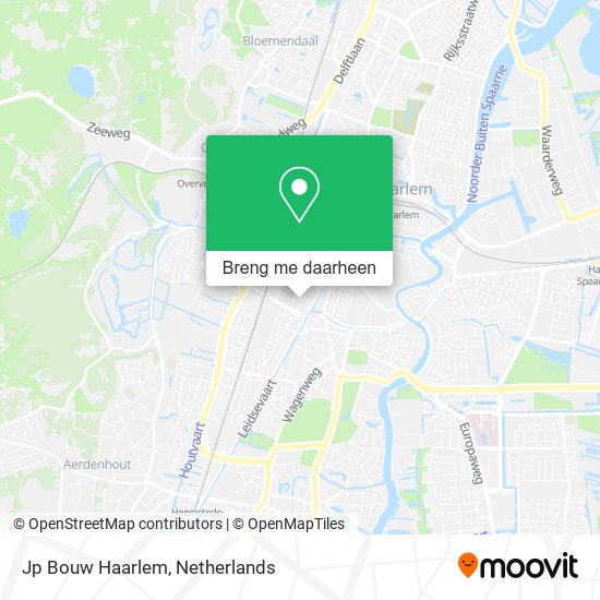 Jp Bouw Haarlem kaart