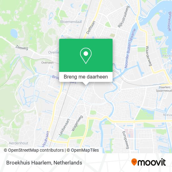 Broekhuis Haarlem kaart