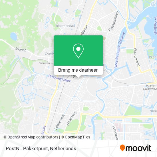 PostNL Pakketpunt kaart