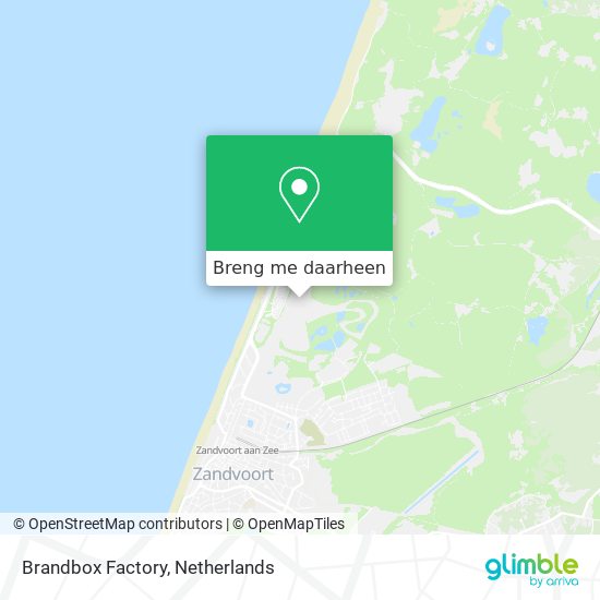 Brandbox Factory kaart