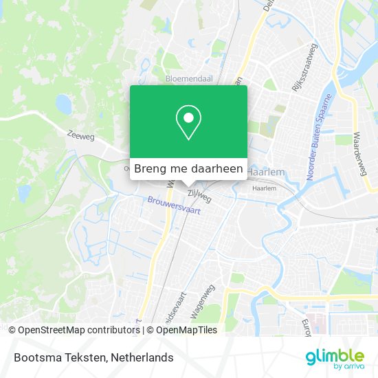 Bootsma Teksten kaart