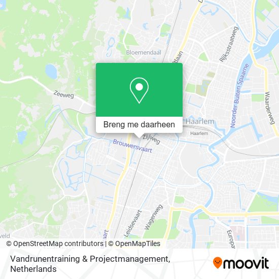 Vandrunentraining & Projectmanagement kaart