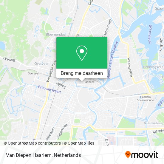 Van Diepen Haarlem kaart