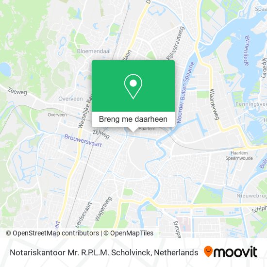 Notariskantoor Mr. R.P.L.M. Scholvinck kaart
