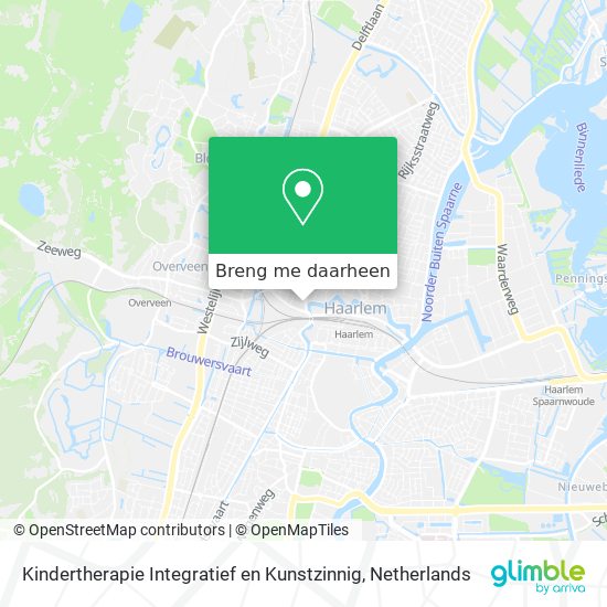 Kindertherapie Integratief en Kunstzinnig kaart