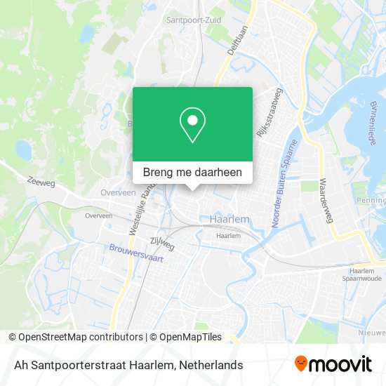 Ah Santpoorterstraat Haarlem kaart