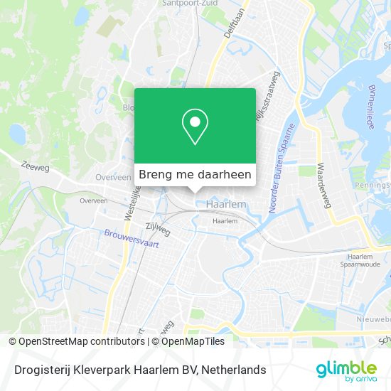 Drogisterij Kleverpark Haarlem BV kaart