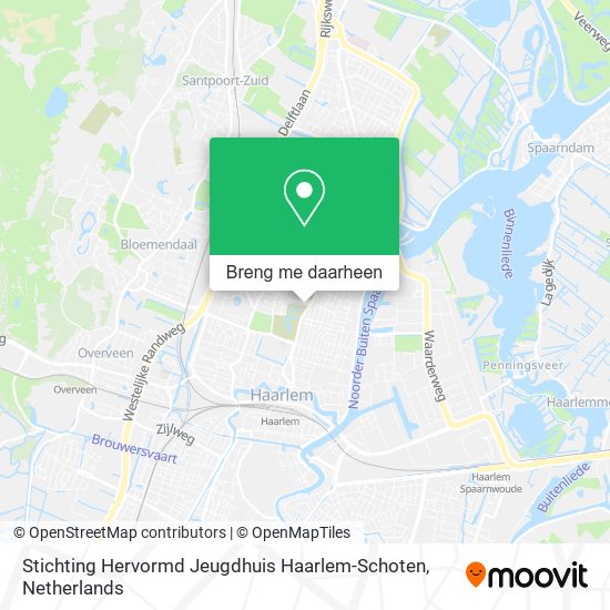 Stichting Hervormd Jeugdhuis Haarlem-Schoten kaart