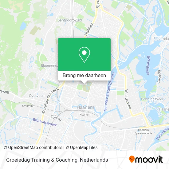 Groeiedag Training & Coaching kaart