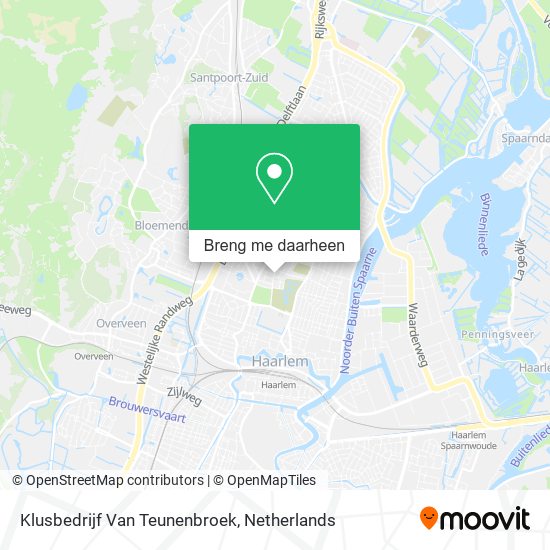 Klusbedrijf Van Teunenbroek kaart