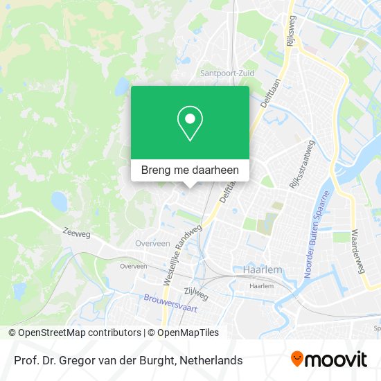 Prof. Dr. Gregor van der Burght kaart