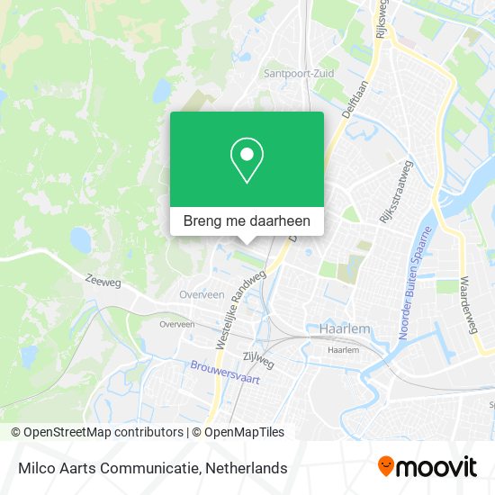 Milco Aarts Communicatie kaart