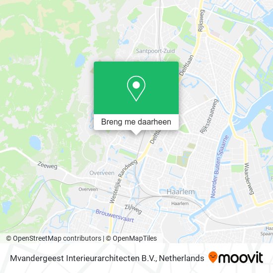 Mvandergeest Interieurarchitecten B.V. kaart