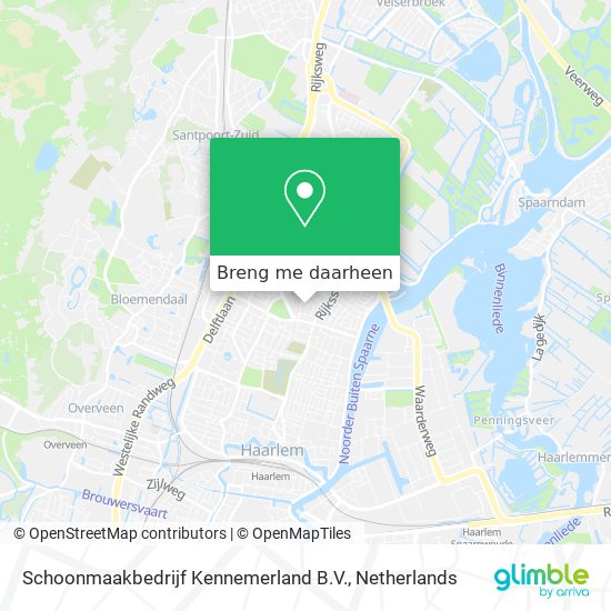 Schoonmaakbedrijf Kennemerland B.V. kaart