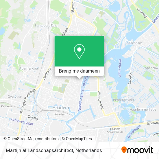 Martijn al Landschapsarchitect kaart