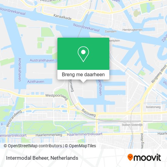 Intermodal Beheer kaart