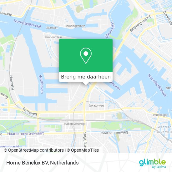 Home Benelux BV kaart