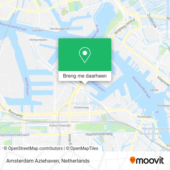 Amsterdam Aziehaven kaart