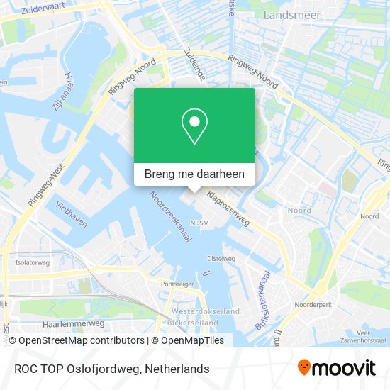 ROC TOP Oslofjordweg kaart