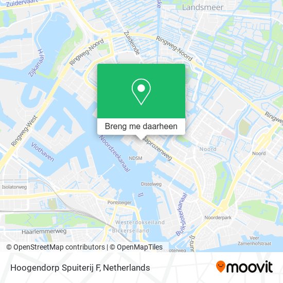 Hoogendorp Spuiterij F kaart