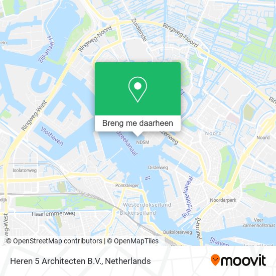 Heren 5 Architecten B.V. kaart