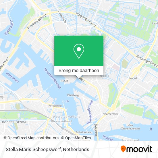 Stella Maris Scheepswerf kaart