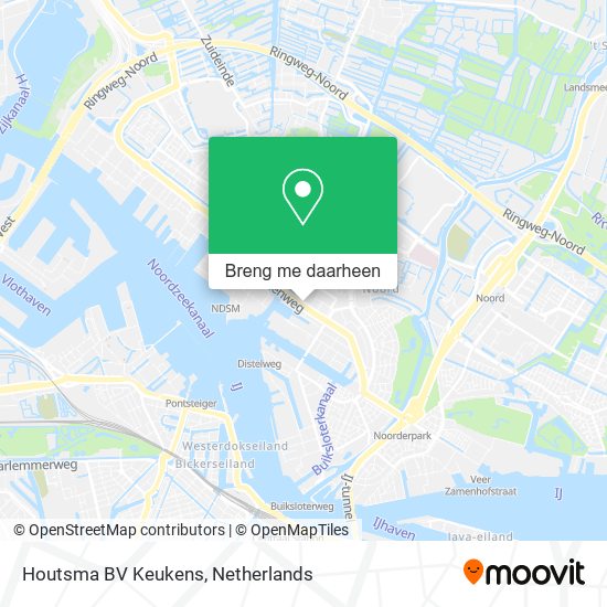 Houtsma BV Keukens kaart