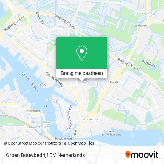 Groen Bouwbedrijf BV kaart