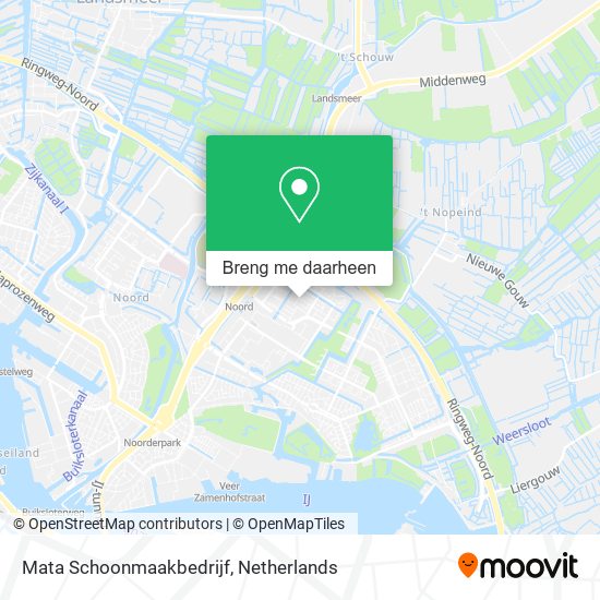 Mata Schoonmaakbedrijf kaart