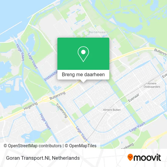 Goran Transport.Nl kaart