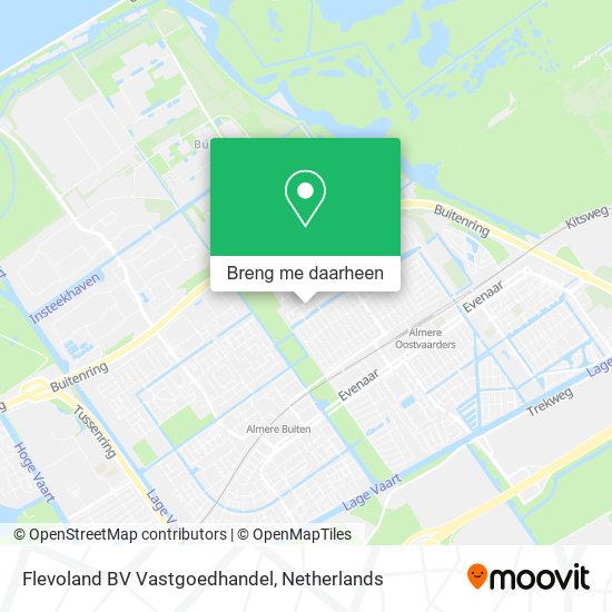 Flevoland BV Vastgoedhandel kaart