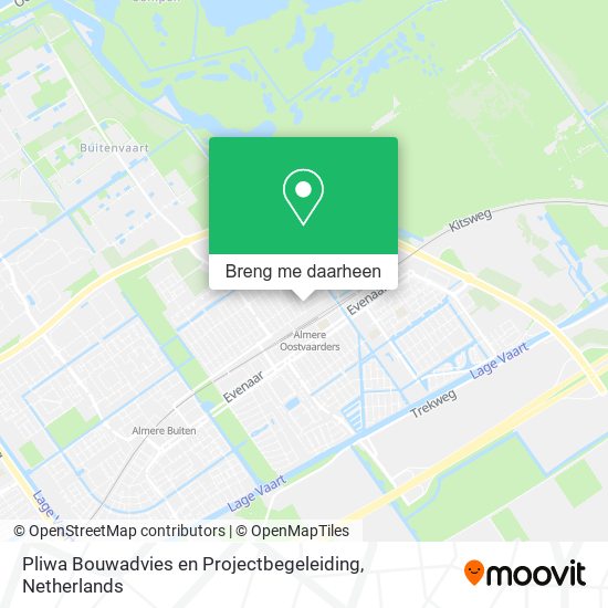 Pliwa Bouwadvies en Projectbegeleiding kaart