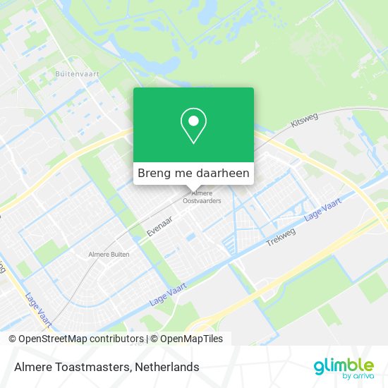 Almere Toastmasters kaart