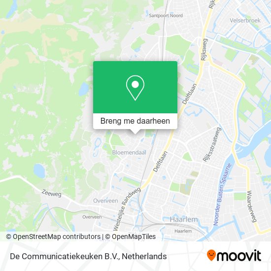 De Communicatiekeuken B.V. kaart