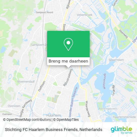 Stichting FC Haarlem Business Friends kaart