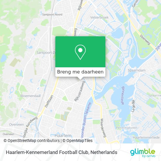 Haarlem-Kennemerland Football Club kaart