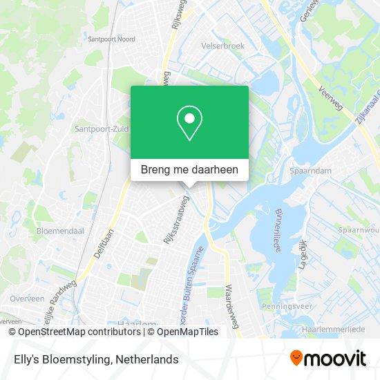 Elly's Bloemstyling kaart