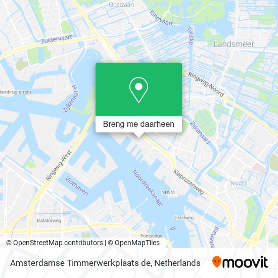 Amsterdamse Timmerwerkplaats de kaart