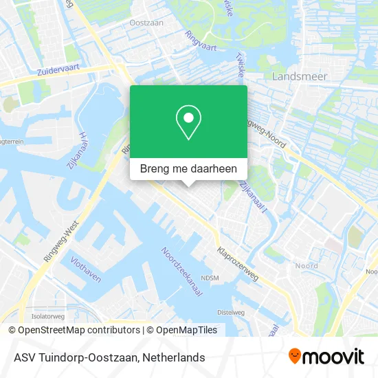 ASV Tuindorp-Oostzaan kaart