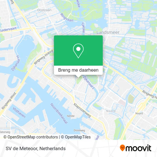 SV de Meteoor kaart