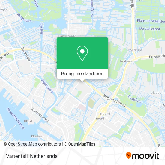 Vattenfall kaart