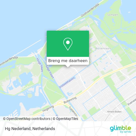 Hg Nederland kaart