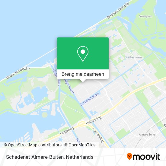Schadenet Almere-Buiten kaart