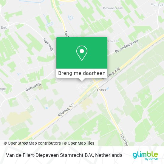 Van de Fliert-Diepeveen Stamrecht B.V. kaart